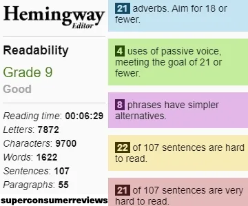 Hemingway Grade 9 Reading Level (Smart Kids)