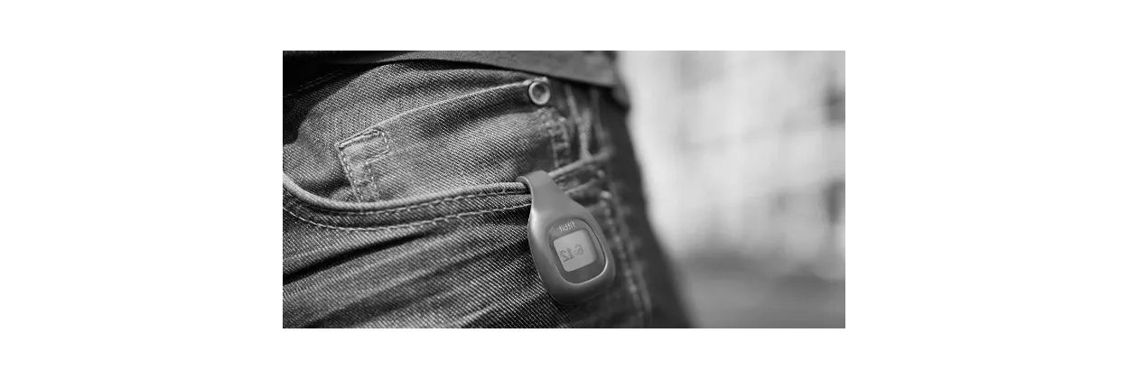 Fitbit Zip B&W Pic on Jeans Pocket