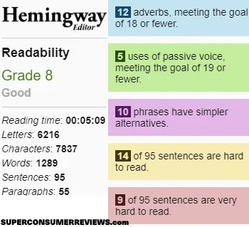 Hemingway Rates Grade 8 Smatwatches Review