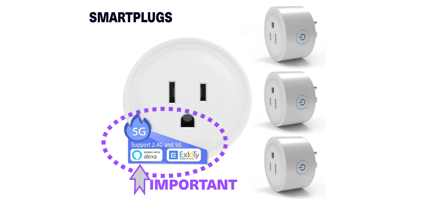 2.4 and 5 G smart plug ratings