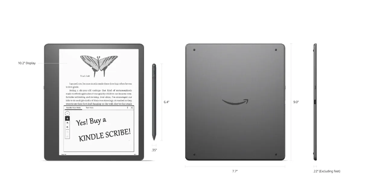 Kindle Scribe is on Amazon